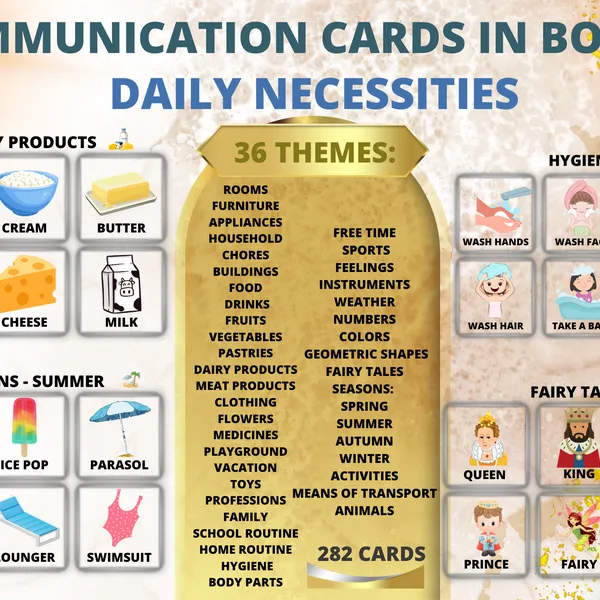 COMMUNICATION CARDS IN BOOK 1
