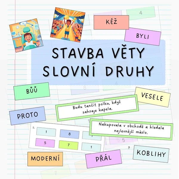 Stavba Věty -slovní druhy 1