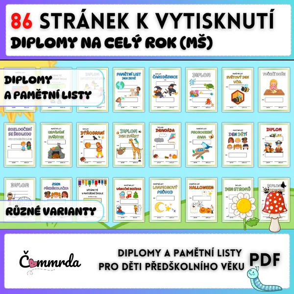 Diplomy na celý rok (MŠ) 1