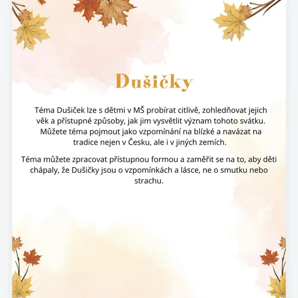 Dušičky 1