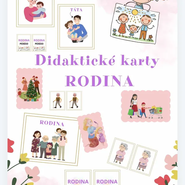Didaktické karty - RODINA 1