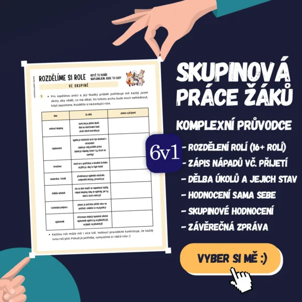 Skupinová práce 6v1: organizace, role, hodnocení 1