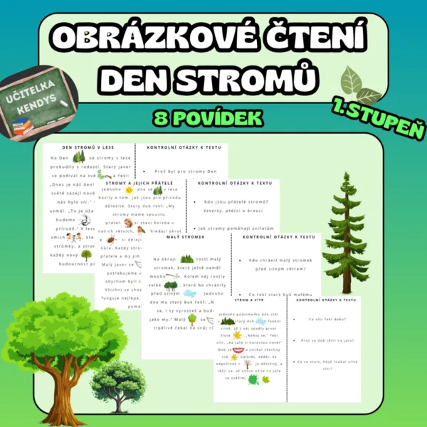 Obrázkové čtení - Den stromů 1