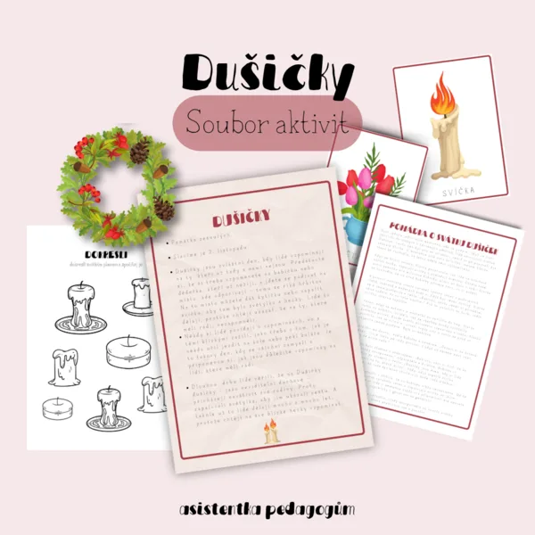Dušičky / Památka zesnulých - soubor aktivit 1
