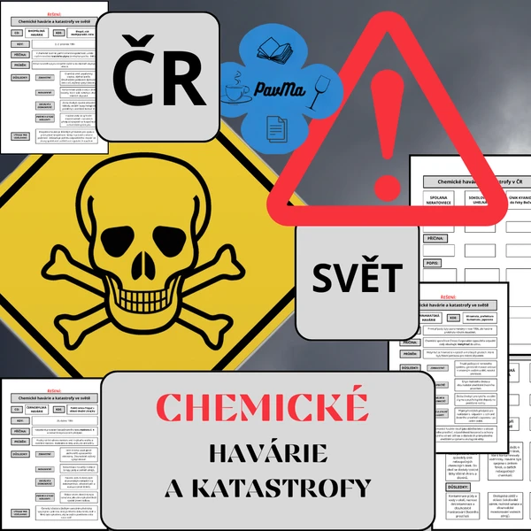 Chemické havárie a katastrofy: Ve světě i v ČR Pracovní listy nejen do CHEMIE 1