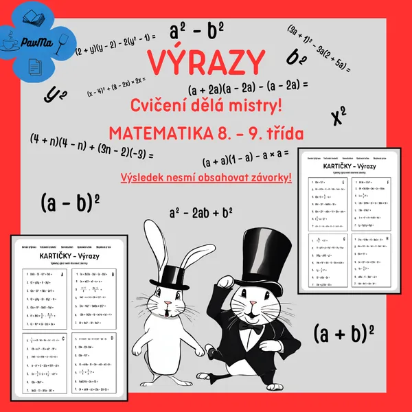 Výrazy_nesmí obsahovat závorky MATEMATIKA Pracovní listy  1