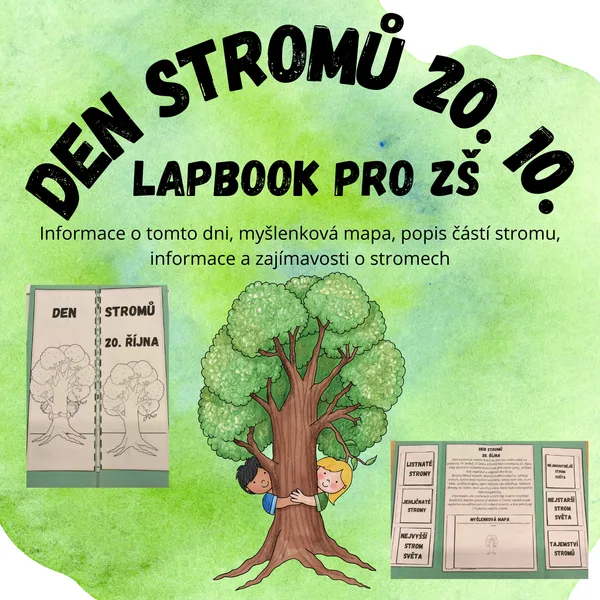 Den stromů 20. října - lapbook do ZŠ 1