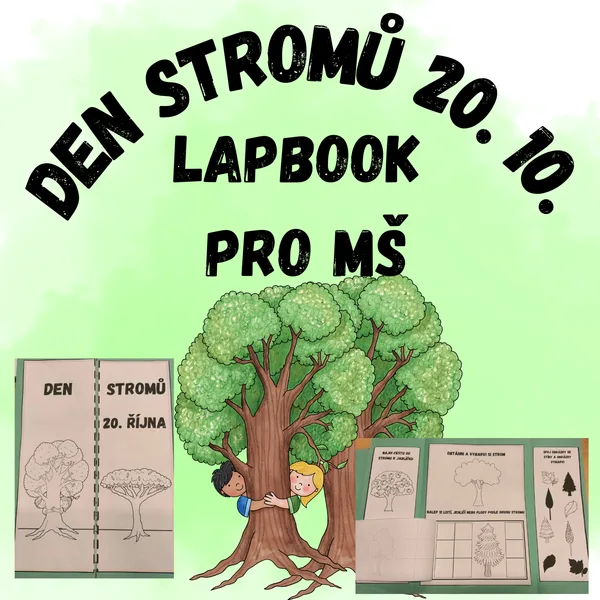 Den stromů 20. října - lapbook do MŠ 1