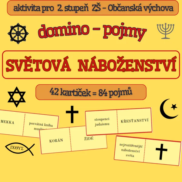 Domino SVĚTOVÁ NÁBOŽENSTVÍ 1
