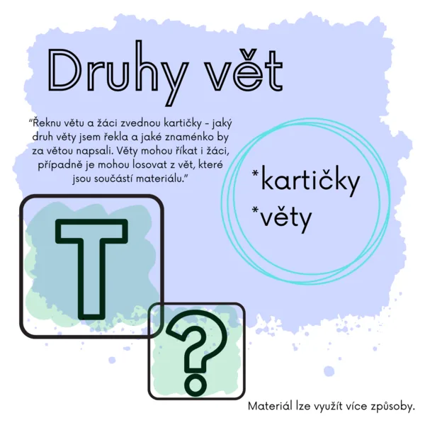 Druhy vět 1