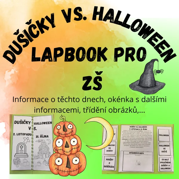 Dušičky vs. Halloween - Lapbook pro ZŠ 1