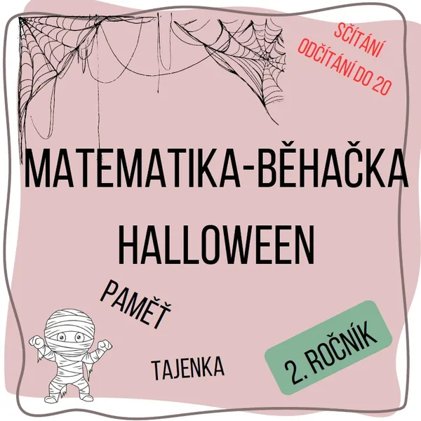 Matematika - "halloweenská běhačka"  1