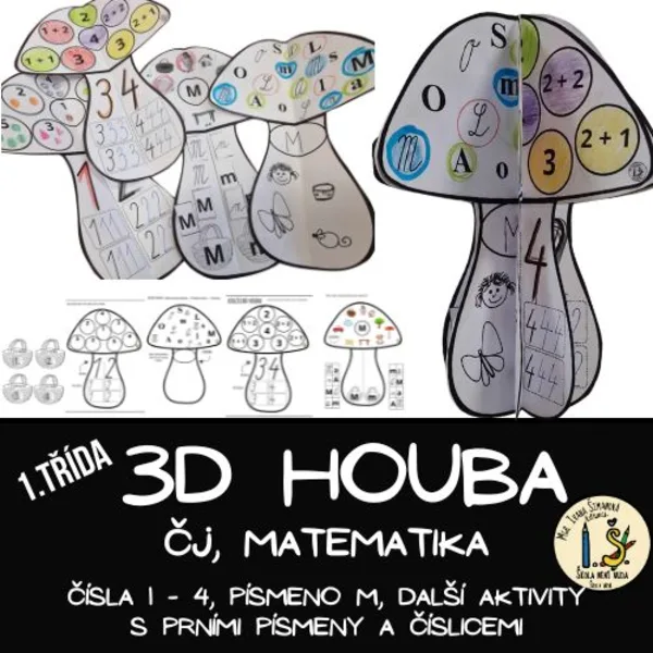 3D HOUBA - 1. TŘÍDA - ČJ, M 1