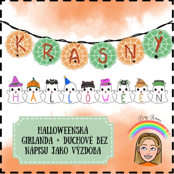 Halloweenská girlanda 1
