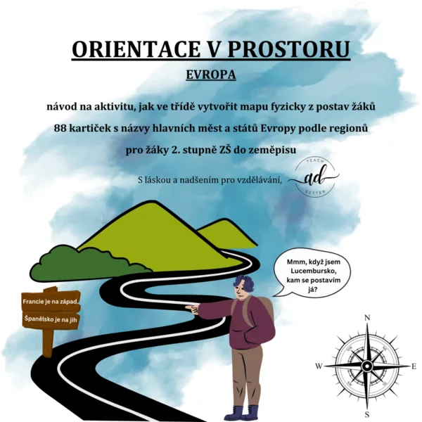 Orientace v prostoru - Evropa 1