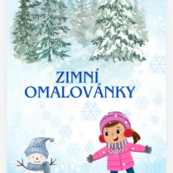 Zimní omalovánky 1