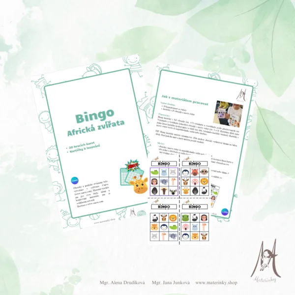 Bingo Africká zvířata 1