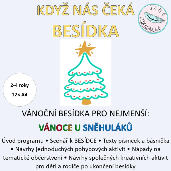 KDYŽ NÁS ČEKÁ BESÍDKA – VÁNOCE U SNĚHULÁKŮ/program na besídku 1