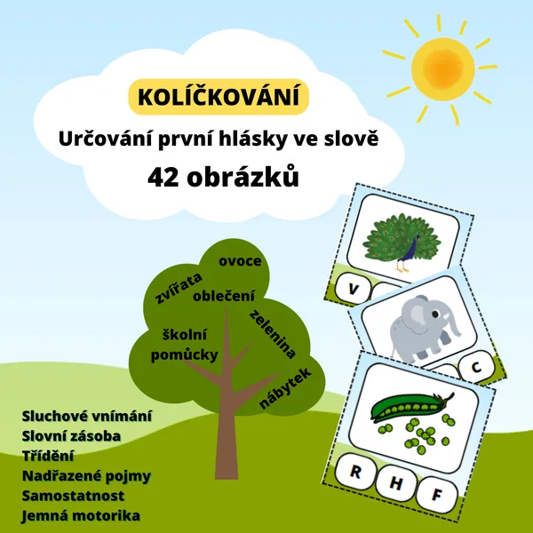KOLÍČKOVÁNÍ - první hláska ve slově 1
