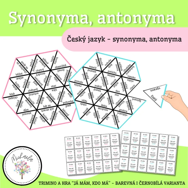 Synonyma, antonyma 1