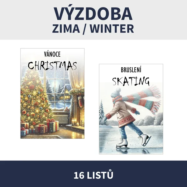 VÝZDOBA TŘÍDY - ZIMA, WINTER 1