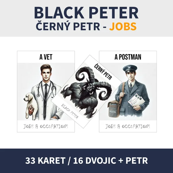 ČERNÝ PETR - BLACK PETER (JOBS) 1