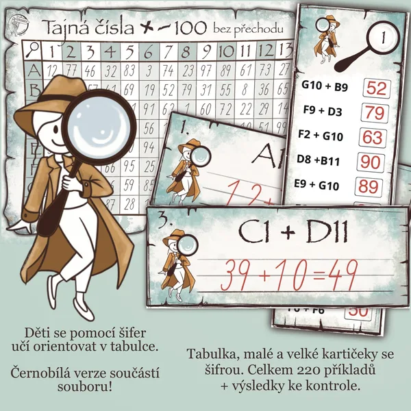 Tajná čísla bez přechodu do 100 S Rozárkou 1