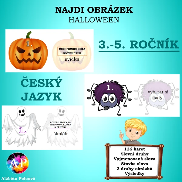 HALLOWEEN - čeština (najdi obrázek) 1