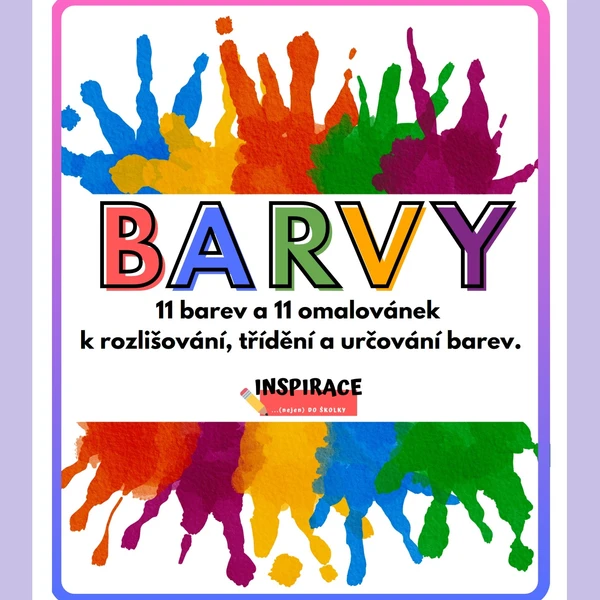 Omalovánky k procvičování BAREV 1