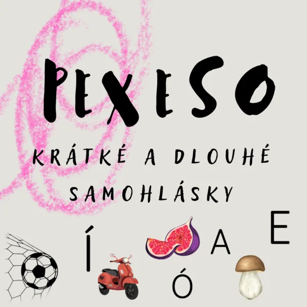 PEXESO - krátké a dlouhé samohlásky 1