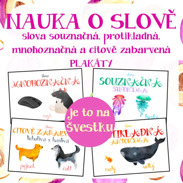 Plakáty - nauka o slově 1