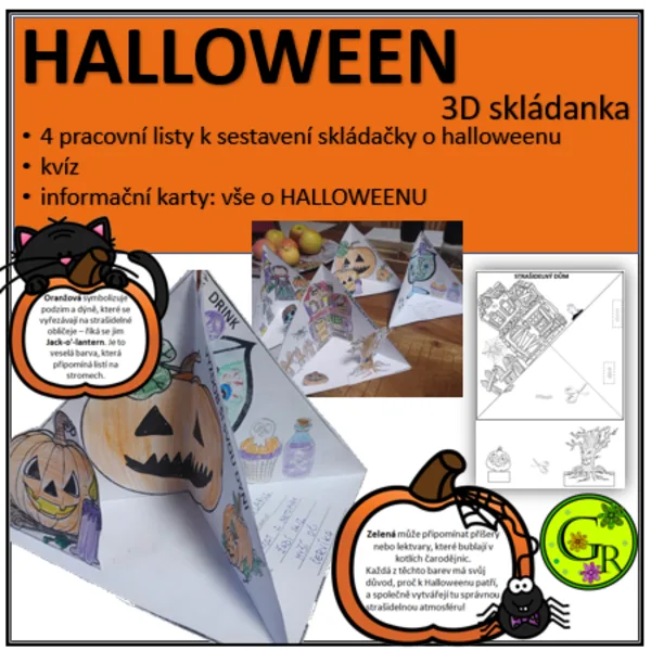 HALLOWEEN - 3D skládanka 1