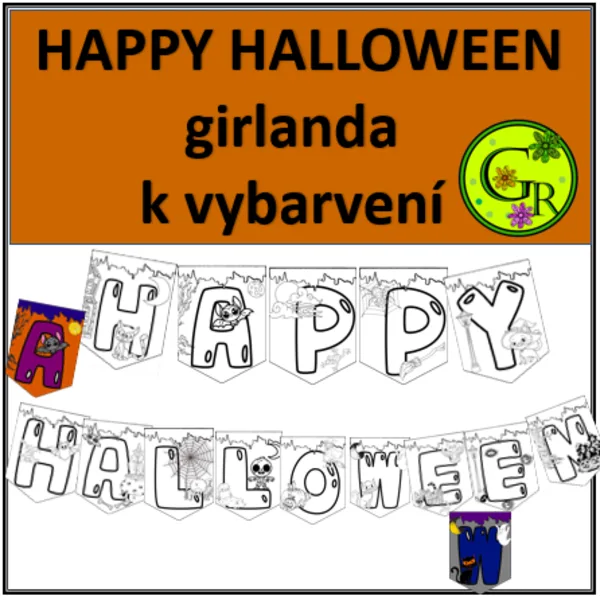 HAPPY HALLOWEEN girlanda 1