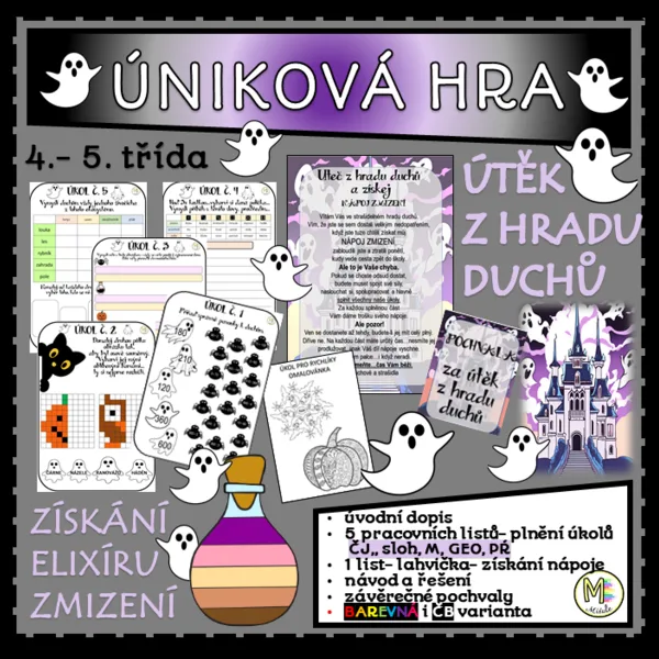 ÚTĚK Z HRADU DUCHŮ- ÚNIKOVÁ HRA PRO 4.-5. TŘÍDU 1