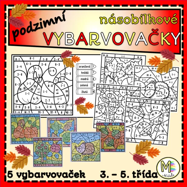 PODZIMNÍ NÁSOBILKOVÉ VYBARVOVAČKY 1