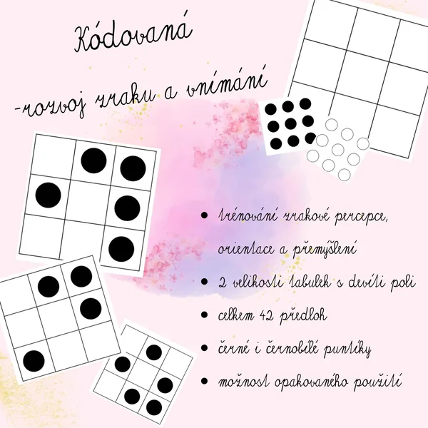 Kódovaná - rozvoj zraku a prostorového vnímání 1