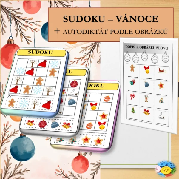 VÁNOČNÍ SUDOKU + AUTODIKTÁT 1