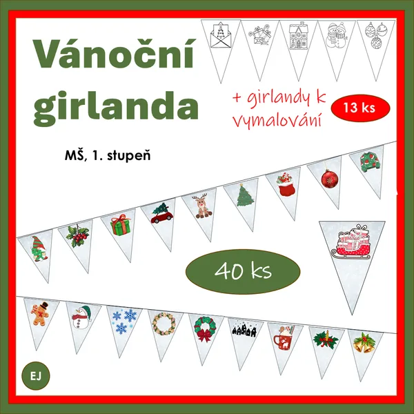Vánoční girlanda 1