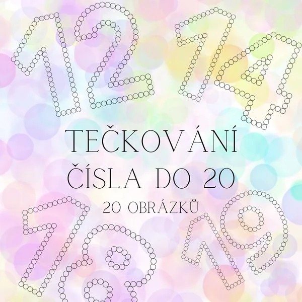 Tečkování - čísla do 20 1
