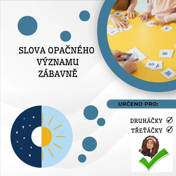 Slova opačného významu zábavně 1