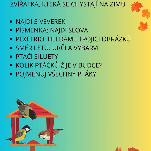 Zvířátka, která se chystají na zimu 1