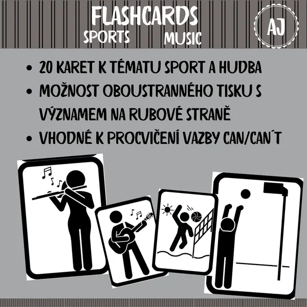 Flashcards sport and hobby 1