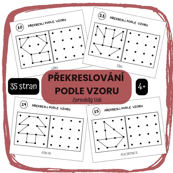 Překreslování podle vzoru 1