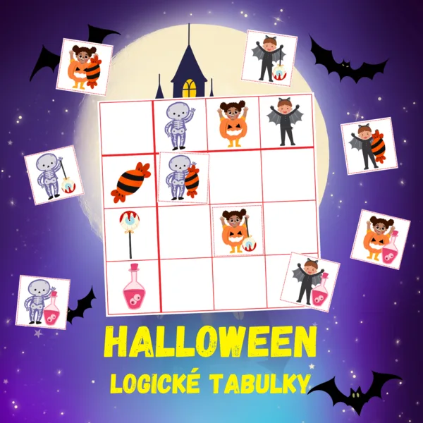 HALLOWEEN - logické tabulky 1