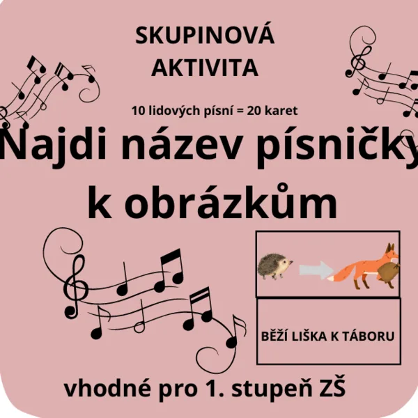 Najdi písničku - hudební aktivita  1