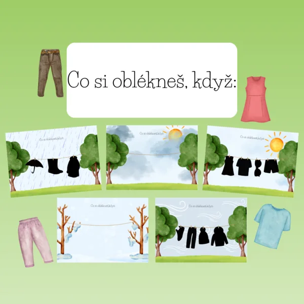 Co si oblékneš, když: 1