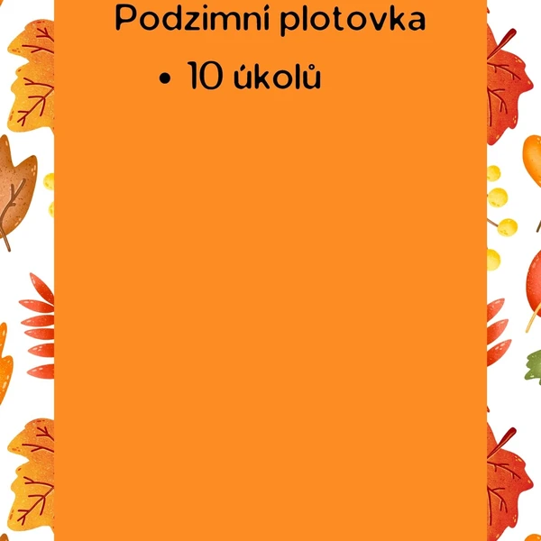 Podzimní plotovka 1