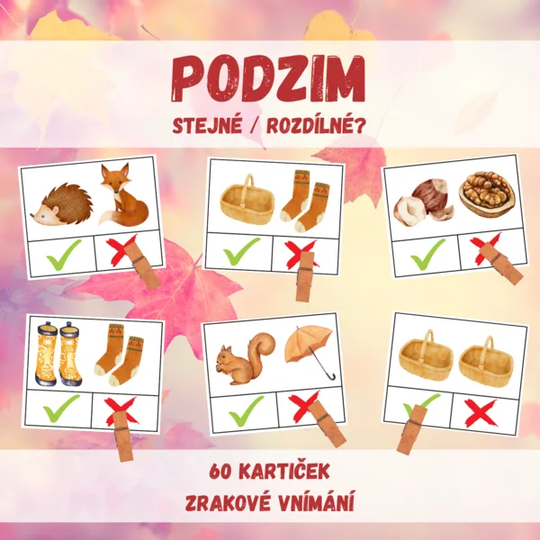 PODZIM - stejné / rozdílné? 1