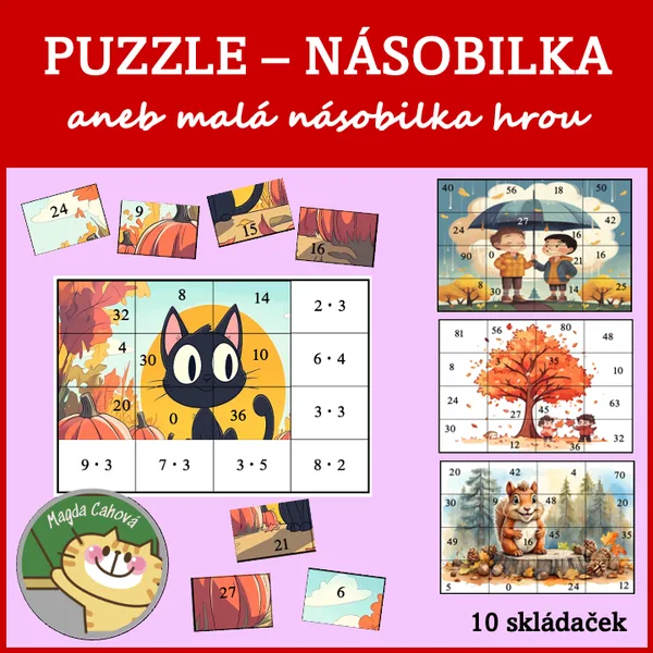 Násobilkové puzzle 1