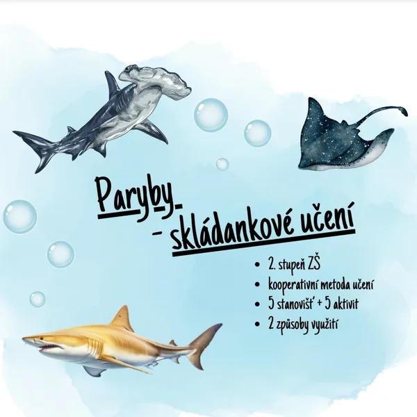 Paryby - skládankové učení 1